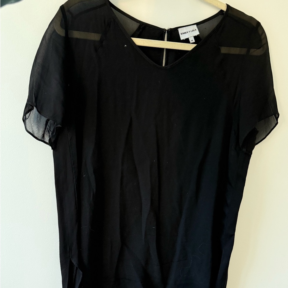Bimba y Lola Sheer Shirt